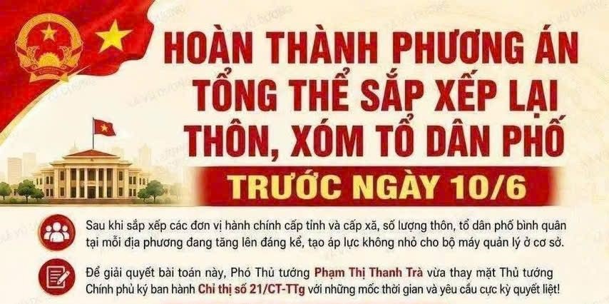 TUYÊN TRUYỀN CHỦ TRƯƠNG SẮP XẾP, SÁP NHẬP THÔN, TỔ DÂN PHỐ