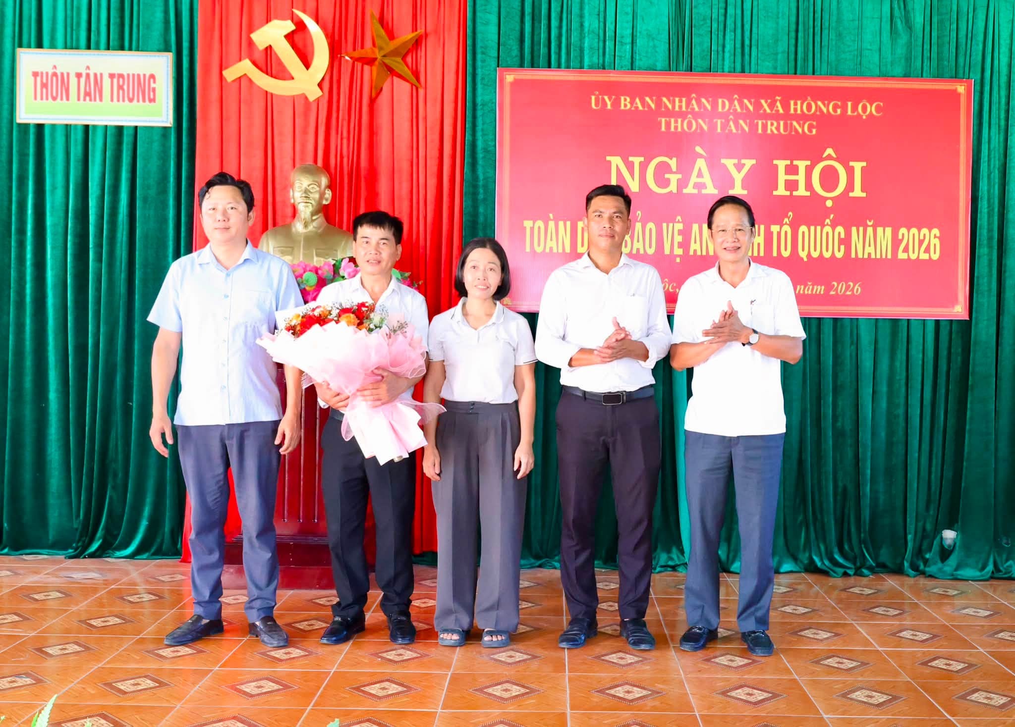 XÃ HỒNG LỘC TỔ CHỨC NGÀY HỘI TOÀN DÂN BẢO VỆ AN NINH TỔ QUỐC TẠI THÔN TÂN TRUNG NĂM 2026