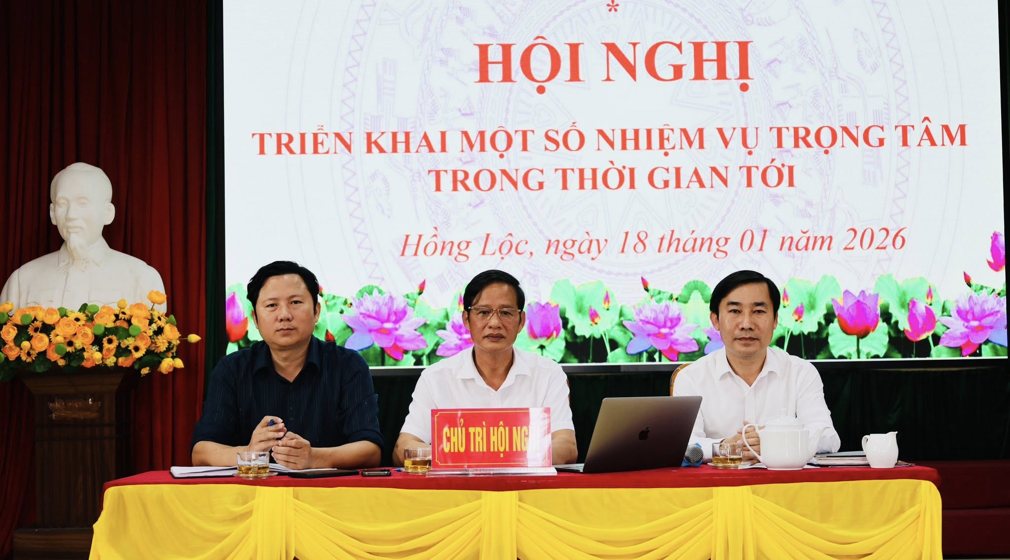 HỘI NGHỊ TRIỂN KHAI NHIỆM VỤ TRỌNG TÂM TRONG NĂM 2026.
