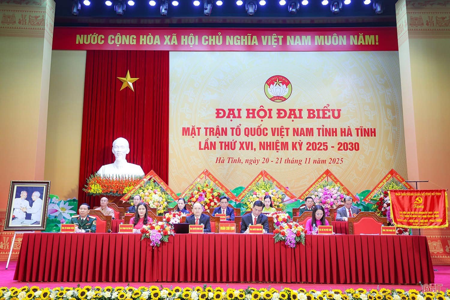 KHAI MẠC TRỌNG THỂ ĐẠI HỘI MẶT TRẬN TỔ QUỐC TỈNH HÀ TĨNH KHÓA XVI