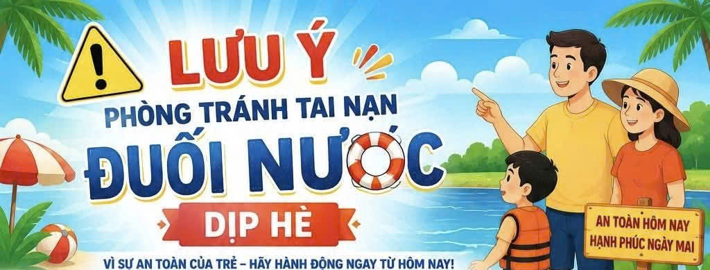 LƯU Ý: PHÒNG TRÁNH ĐUỐI NƯỚC “DỊP HÈ”