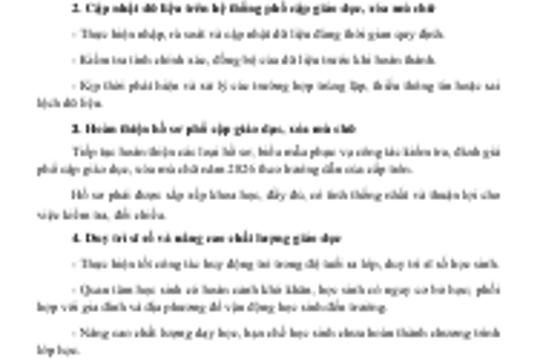 Thông báo kế hoạch thực hiện công tác Phổ cập giáo dục, xóa mù chữ năm 2026  Kính gửi: Phòng Văn hóa - Xã hội xã Hồng Lộc. 