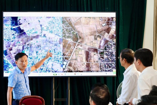 Đảng ủy xã Hồng Lộc tổ chức hội nghị cho ý kiến về quy hoạch chung xã Hồng Lộc đến năm 2050.