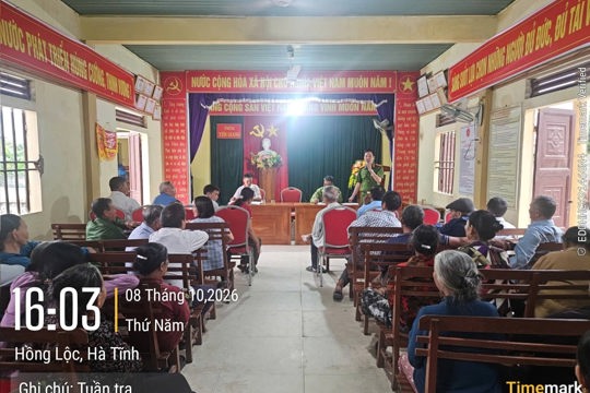 Xã Hồng Lộc Hưởng ứng Ngày Chuyển đổi số Quốc gia
