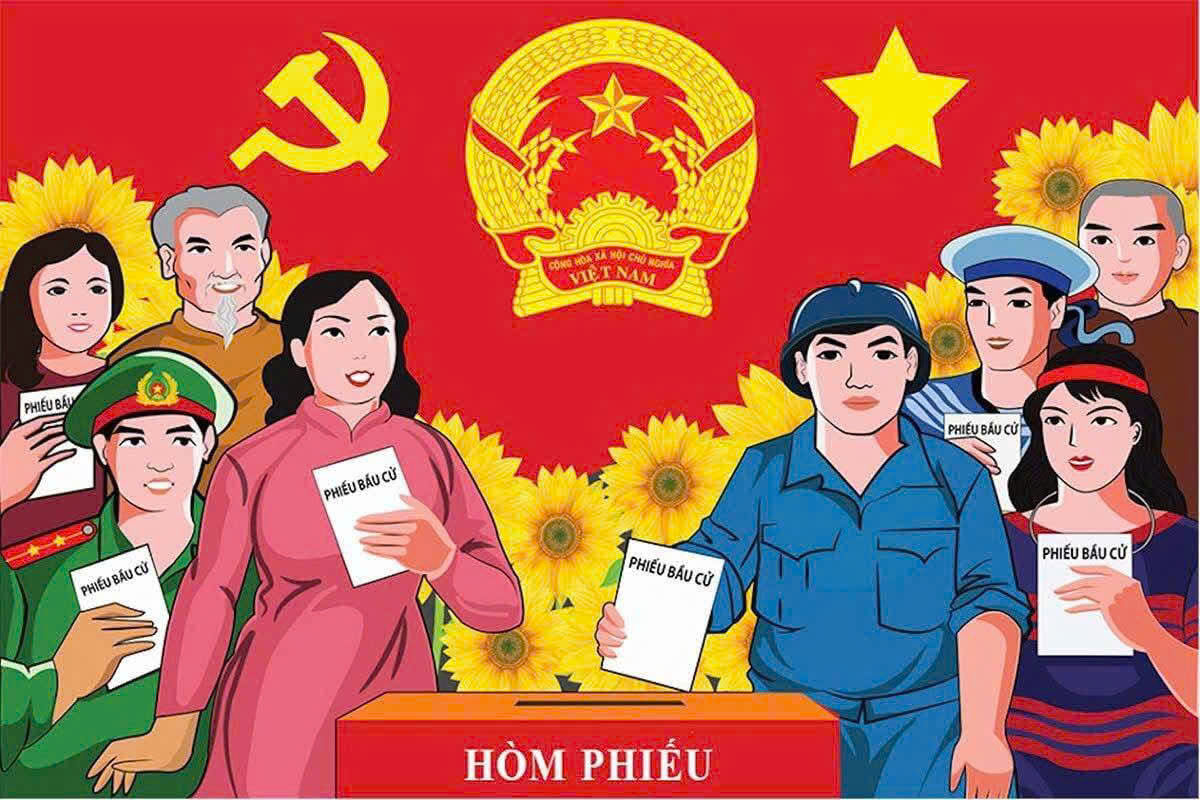 XÃ HỒNG LỘC THAM DỰ HỘI NGHỊ TRỰC TUYẾN VỀ CÔNG TÁC BẦU CỬ QUỐ HỘI VÀ HĐND CÁC CẤP NHIỆM KỲ 206-2031